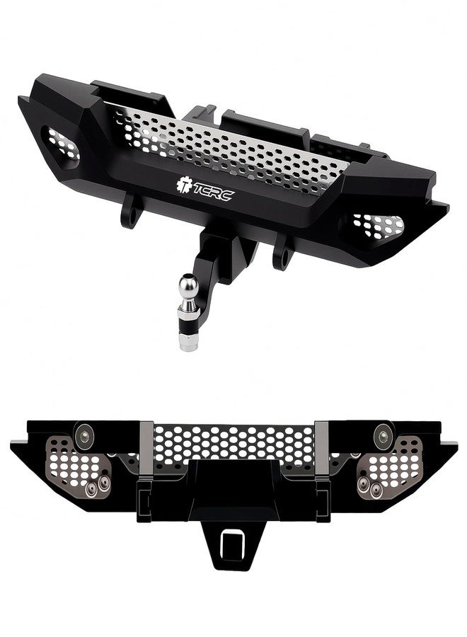 TCRC Metal Rear Bumper with Trailer Hitch for TRX4M Defender 1/18 RC Crawler Car Upgrade Parts - Image 3